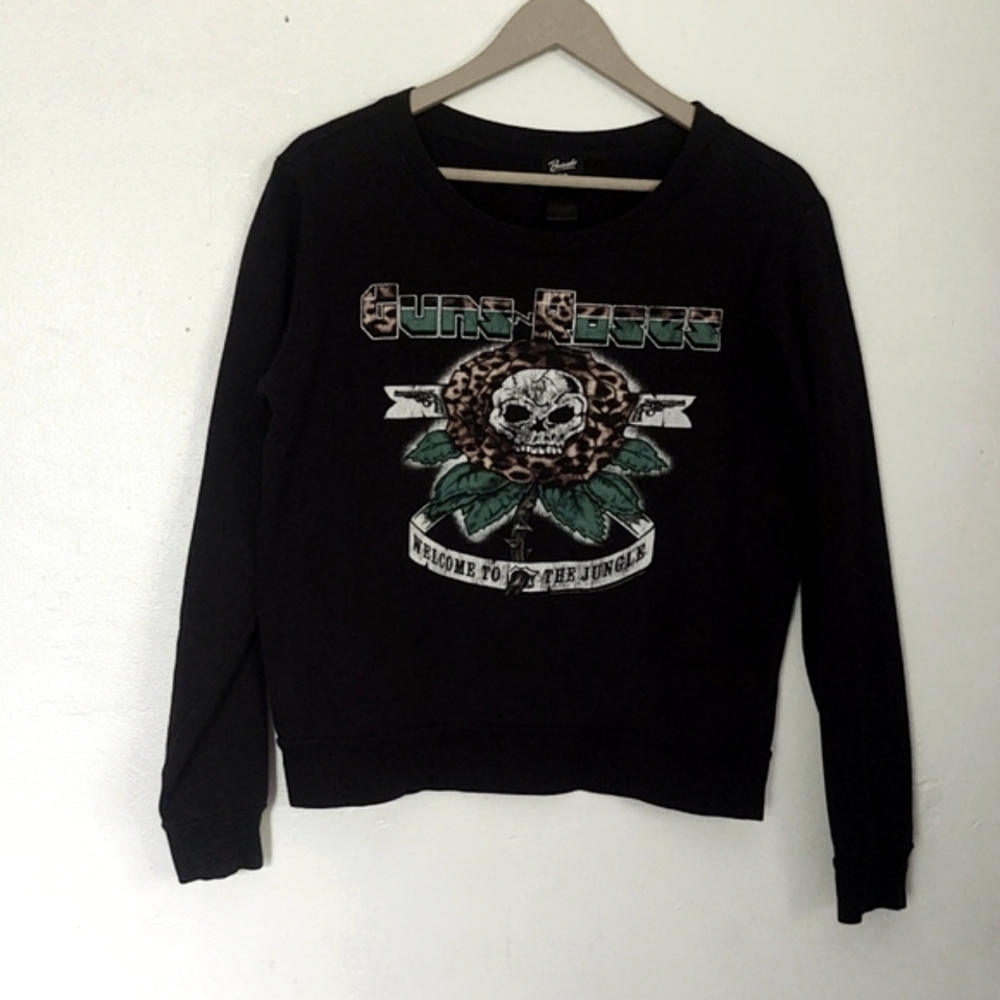 Guns N Roses Bravado Crew neck Band sweatshirt sz S women's